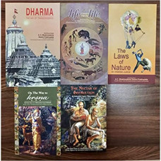 Combo Of 5 Books [Dharma - The Way Of Transcendence, Life Comes From Life, The Laws Of Nature, On The Way To Krishna, The Nector Of Instruction]